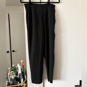 Babaton Atelier Black Crepe Pull On Slim Leg Conan Pant